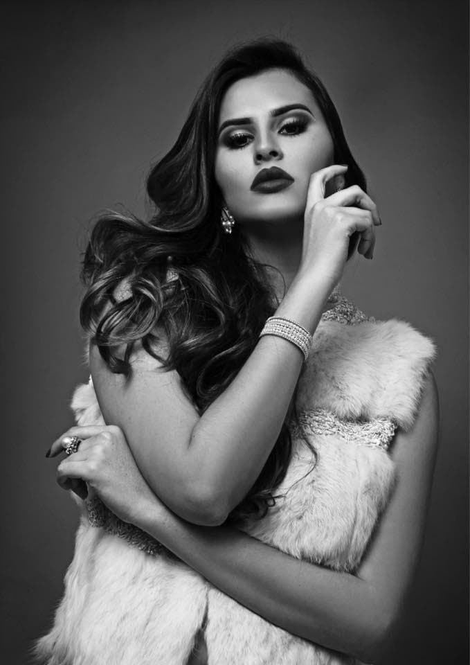 Carolinne Ribas contestant Miss Brazil 2015