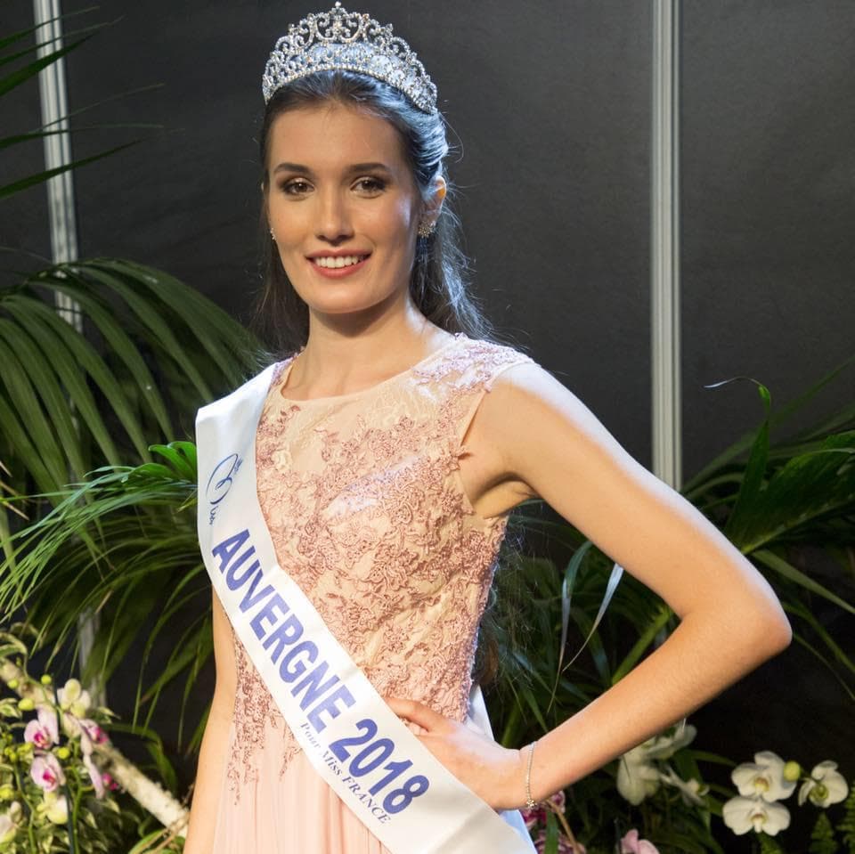 Romane Eichstadt Miss Auvergne 2018, Finalist Miss France 2019 (Photo Credits: Miss France/ Contestant Official FaceBook)