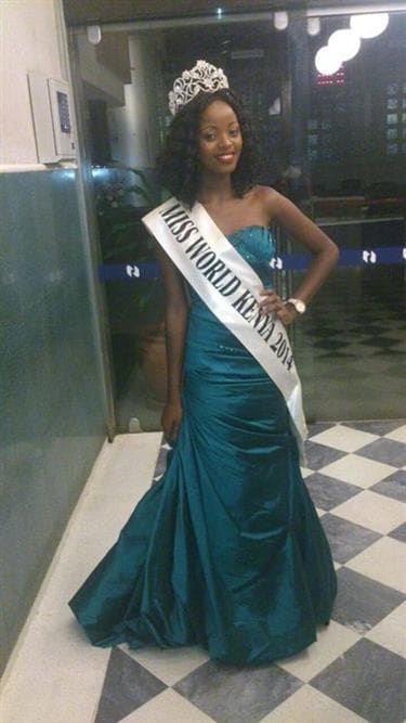 Idah Nguma (Kenya) Miss World 2014 (Courtesy: Official Facebook page)