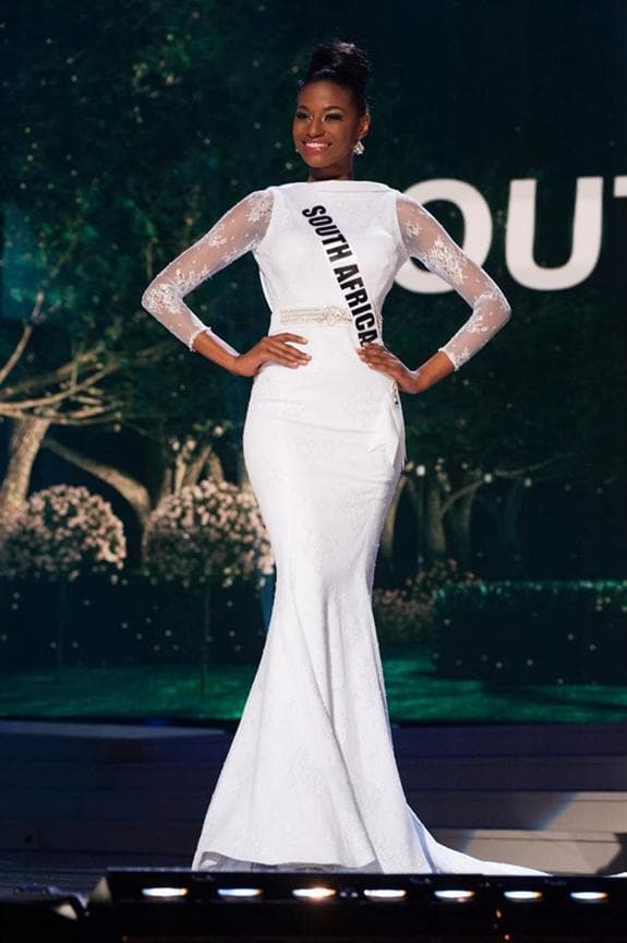 Ziphozakhe Zokufa Miss Universe South Africa 2014 Evening Gown