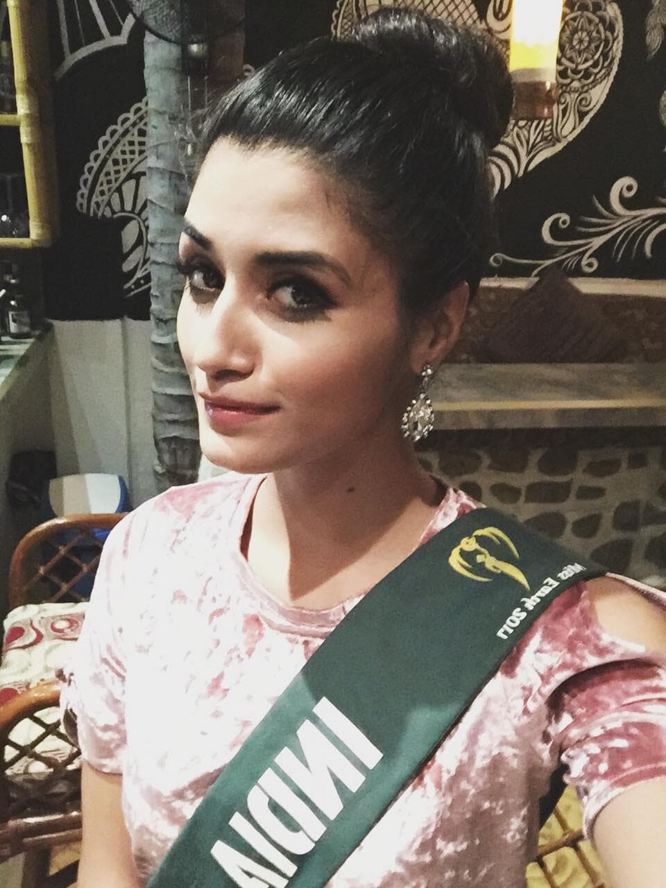 Shaan Suhas Kumar Miss Earth India 2017 - Finalist for Miss Earth 2017 (Photo Courtesy:Contestant Facebook/Miss Earth Official)