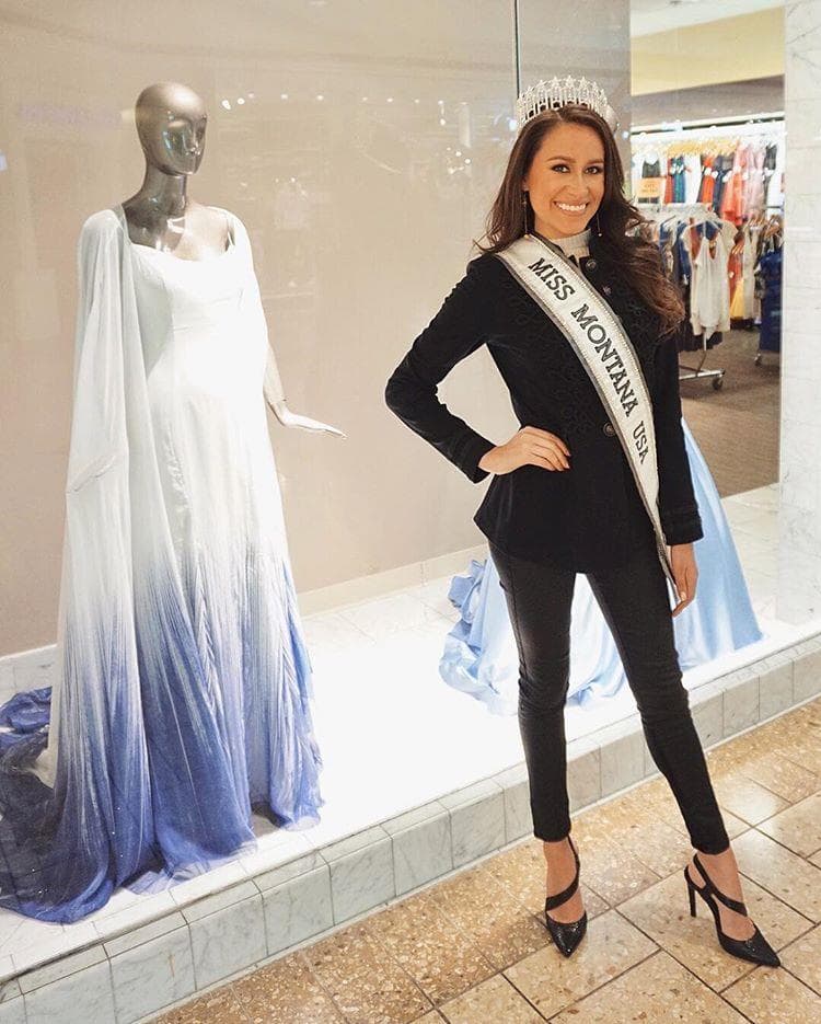 Dani Walker Miss Montana USA 2018 for Miss USA 2018 (Photo Credit: Miss USA/ Contestant Official FaceBook/Instagram)