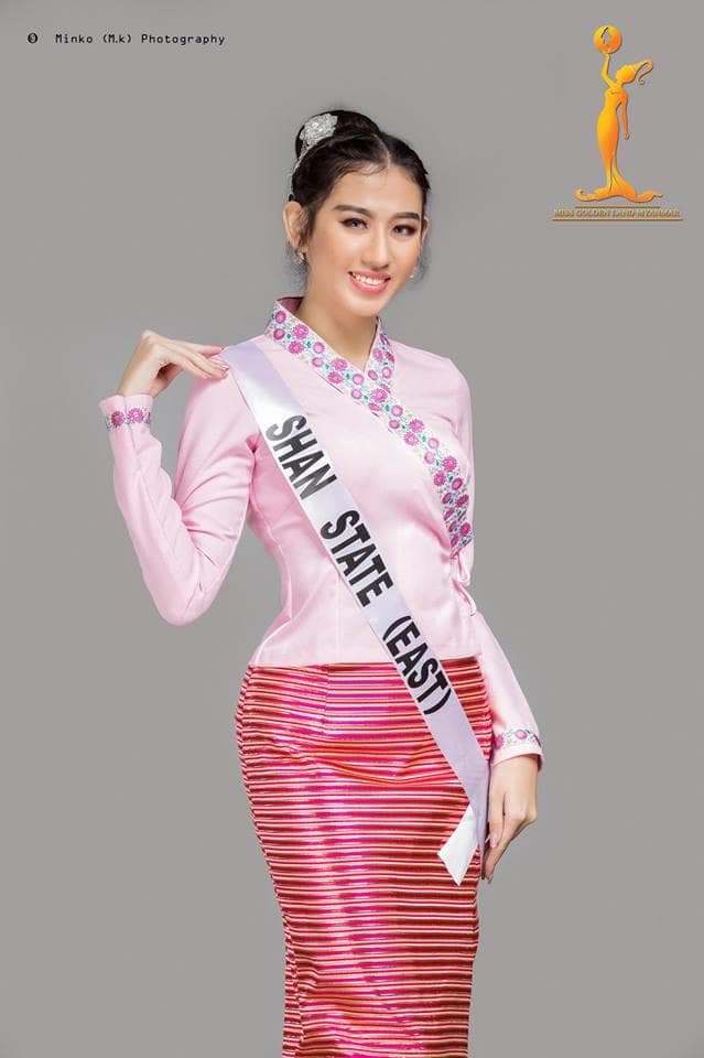 Htet Eaindra Win (Elena Win) Miss Shan State (East) - Finalist Miss Golden Land Myanmar 2018 (Photo Courtey: MGLM Official)
