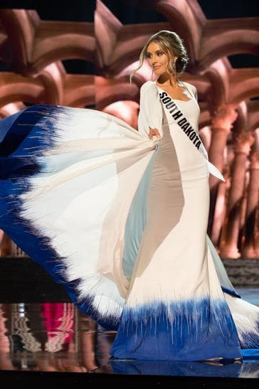 Madison McKeown Contestant in Evening Gown during the Preliminary competition (Photo Credits: Miss USA Official)