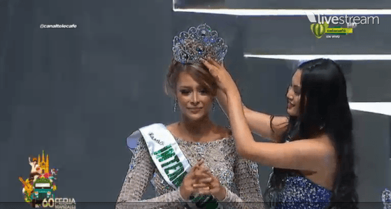 Maydeliana Diaz Parada from Venezuela crowned Reinado Internacional del cafe 2016 (Photo Credit: Reinado Internacional del cafe)