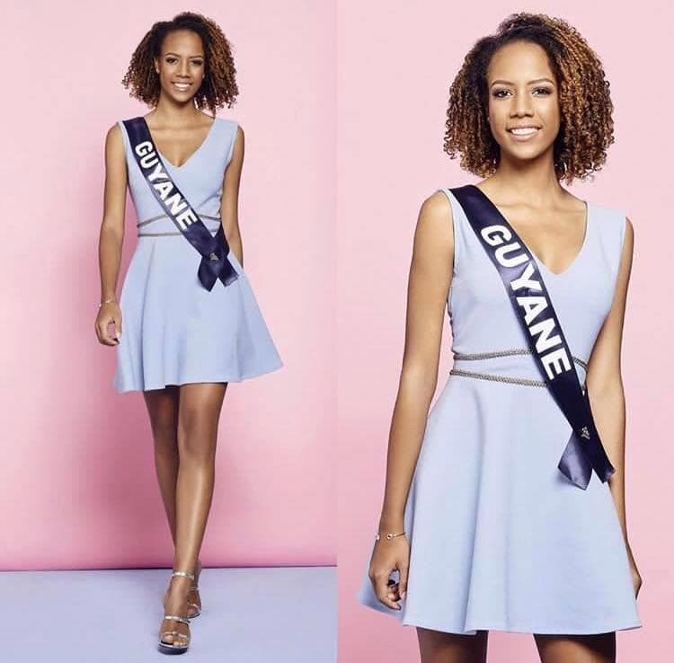 Laureline Decocq Miss Guyane 2018, Finalist Miss France 2019 (Photo Credits: Miss France/ Contestant Official FaceBook)
