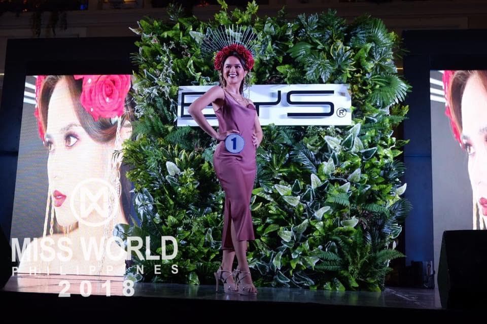 Erica Larkins - Miss World Philippines 2018 Finalist (Photo Courtesy: Miss World Philippines Official FaceBook)