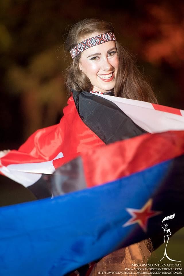 Georgette Jackson from New Zealand - Finalist Miss Grand International 2015 in National Costume (Photo Credit: MGI Official)