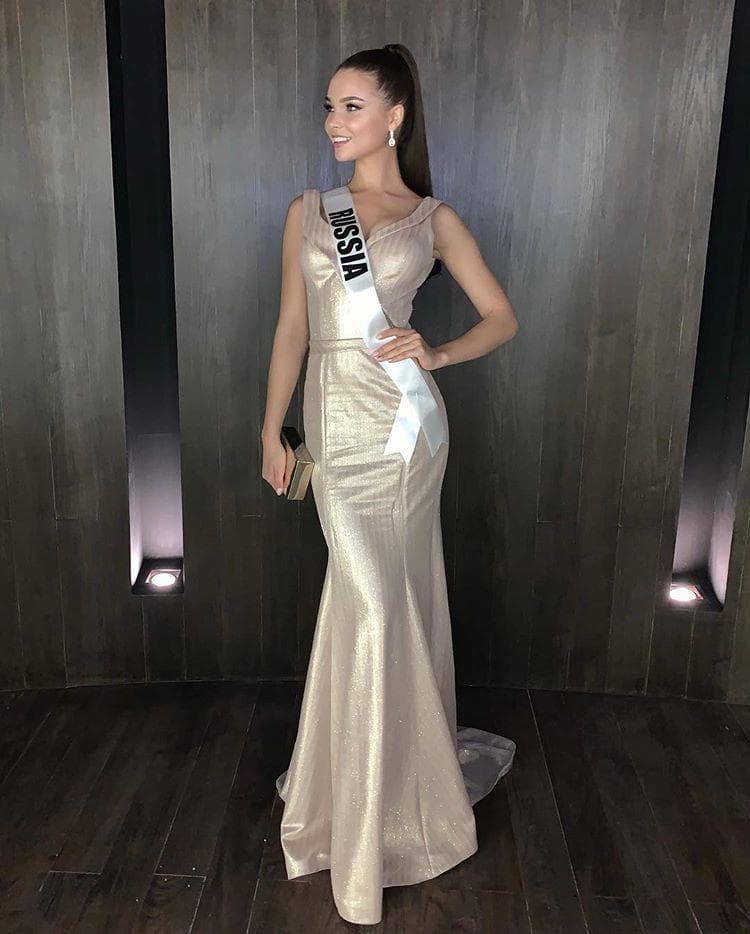 Yulia Sergeyevna Polyachikhina Miss Universe Russia 2018, Miss Universe 2018 Contestant (Photo Courtesy: Miss Universe/Candidate FaceBook/ Instagram)