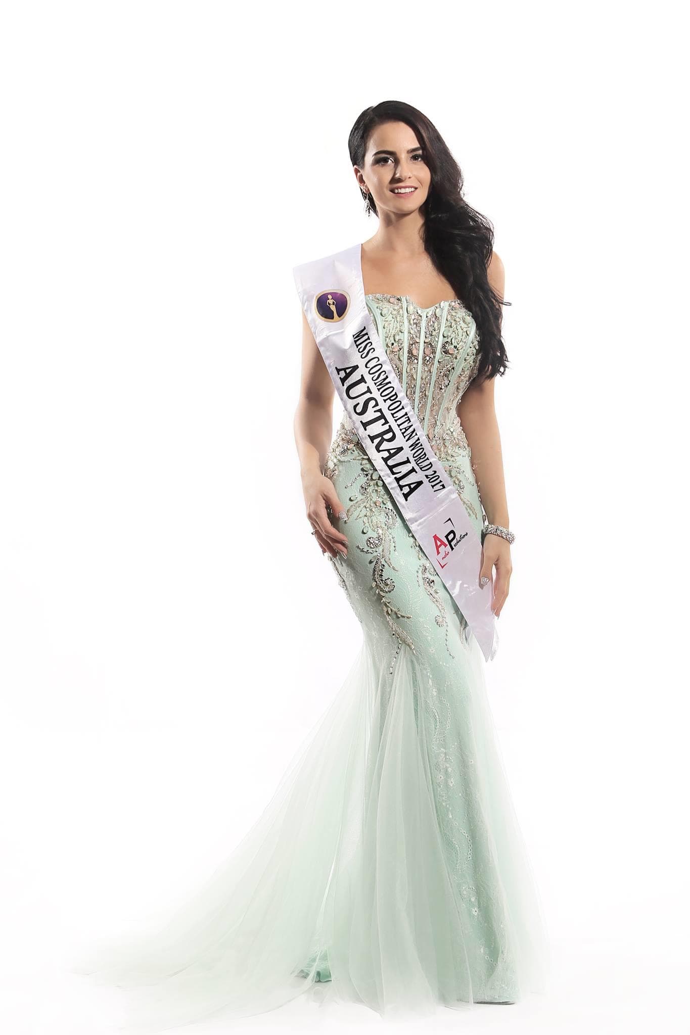 Chelsea-Anne Lewis Miss Cosmopolitan World Australia 2017 - Finalist for Miss Cosmopolitan World 2017 (Photo Credit: Miss Cosmopolitan World/Facebook Official)