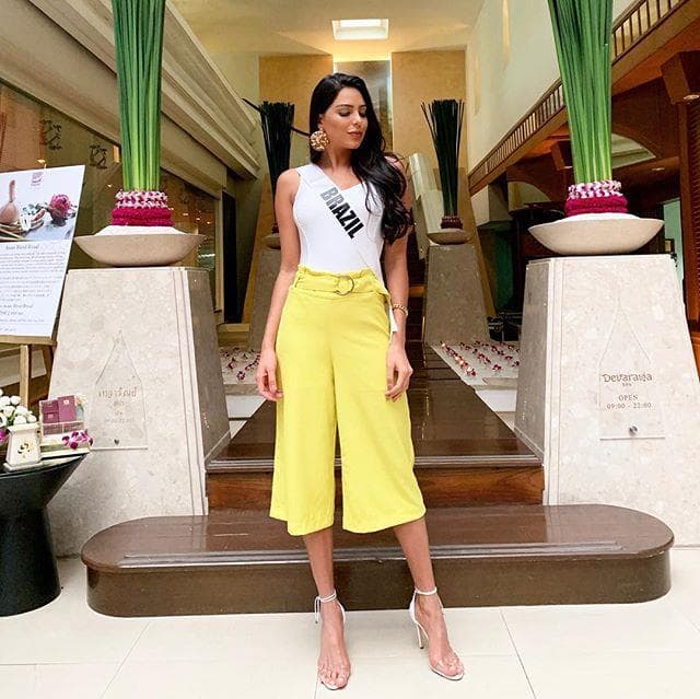 Mayra Benita Alves Dias Miss Universe Brazil 2018, Miss Universe 2018 Contestant (Photo Courtesy: Miss Universe/Candidate FaceBook/ Instagram)