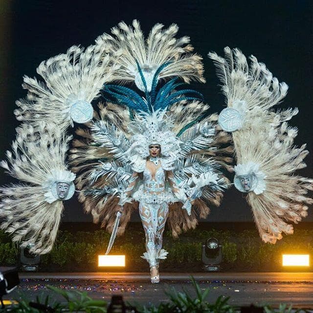 Marisela De Montecristo Miss Universe El Salvador 2018, Miss Universe 2018 Contestant at National Costume Competition (Photo Courtesy: Miss Universe/Candidate FaceBook/ Instagram)