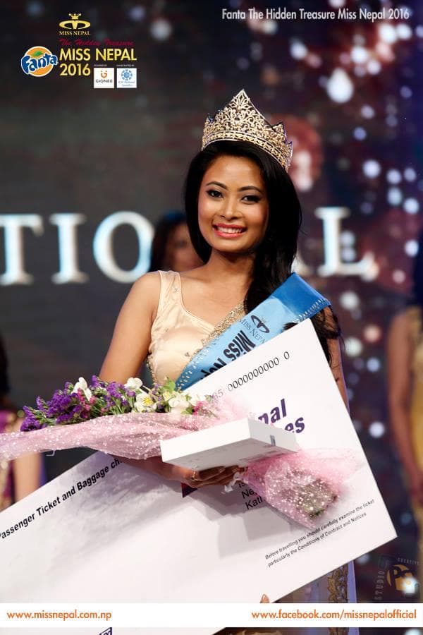 Barsha Lekhi Miss Nepal 2016 Second Runner Up (Photo Credits: Miss Nepal Official)