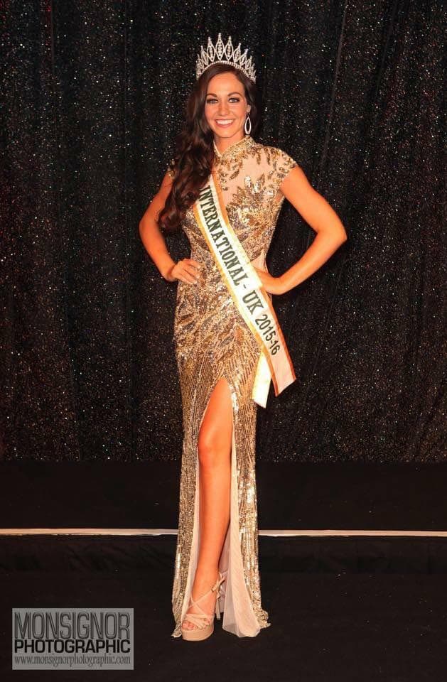 Sophie Loudon Contestant from United Kingdom in Long Gown for Miss International 2015 (Photo Credits: Monsignor Photographic)