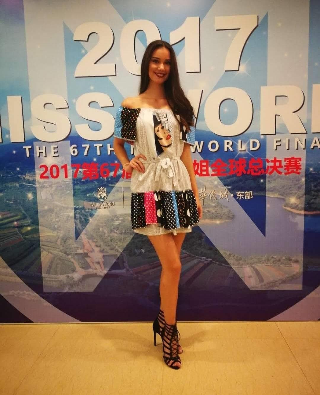Tea Mlinarić Miss World Croatia 2017 - Finalist Miss World 2017 (Photo Courtesy: Miss World/ Facebook Official)