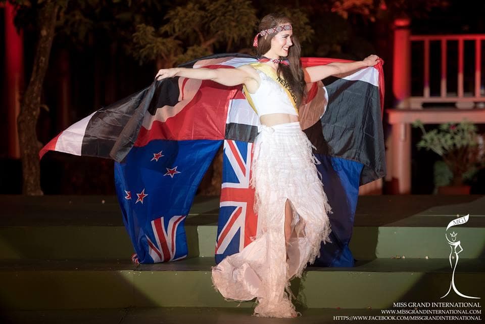 Georgette Jackson from New Zealand - Finalist Miss Grand International 2015 in National Costume (Photo Credit: MGI Official)