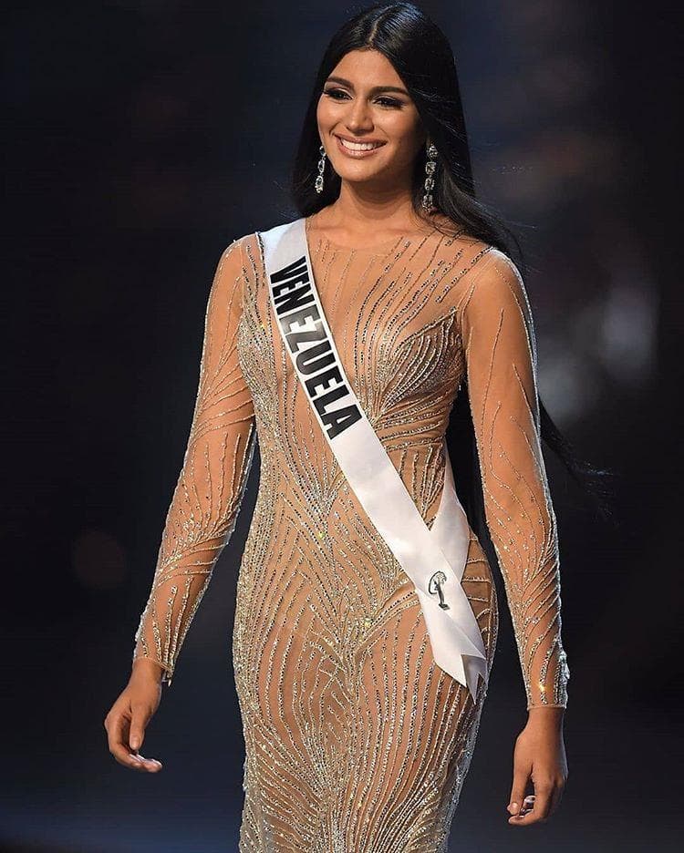Sthefany Yoharlis Gutiérrez Gutiérrez Miss Universe Venezuela 2018, Miss Universe 2018 Contestant at Evening Gown Competition (Photo Courtesy: Miss Universe/Candidate FaceBook/ Instagram)