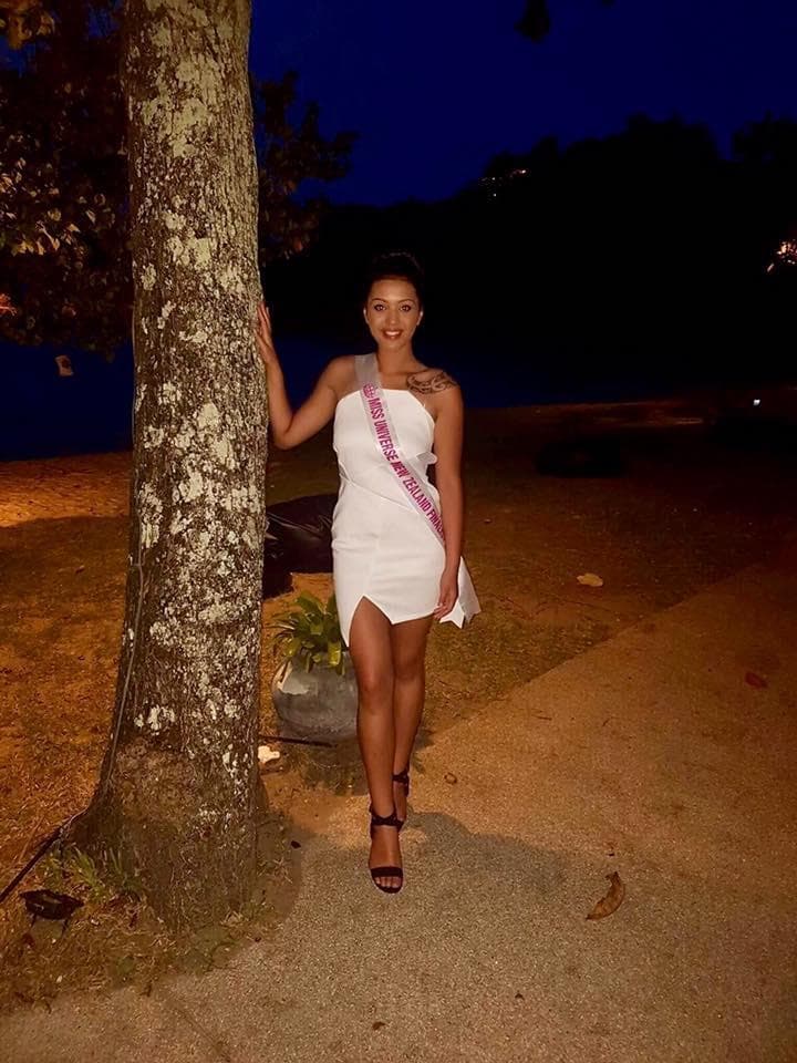 Harlem-Cruz Atarangi Ihaia Miss Universe New Zealand 2017 (Photo Credit: Miss Universe/FaceBook Official)