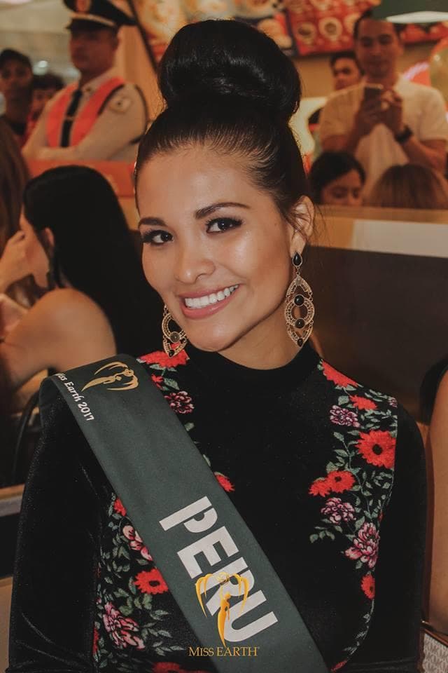 Karen Isabel Rojas Chávez Miss Earth Peru 2017 - Finalist for Miss Earth 2017 (Photo Courtesy:Miss Earth Official)