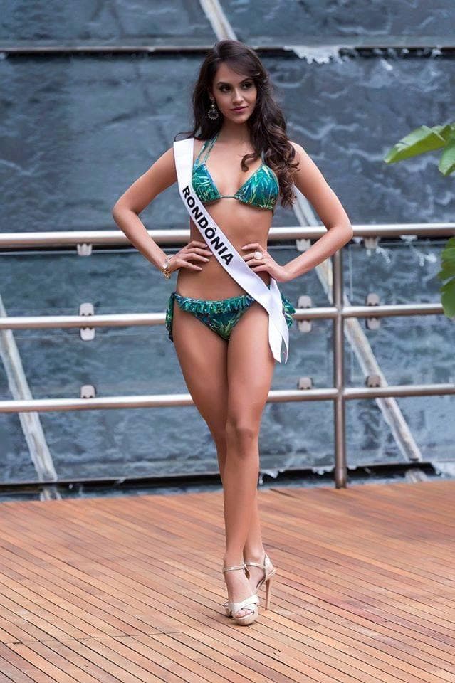 Gabriela Fernandes Rossi contestant for Miss Brazil 2015 in Swimsuit