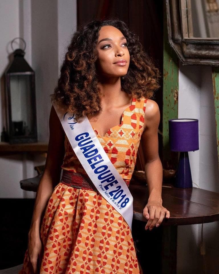 Ophély Mézino Miss Guadeloupe 2018, Finalist Miss France 2019 (Photo Credits: Miss France/ Contestant Official FaceBook)