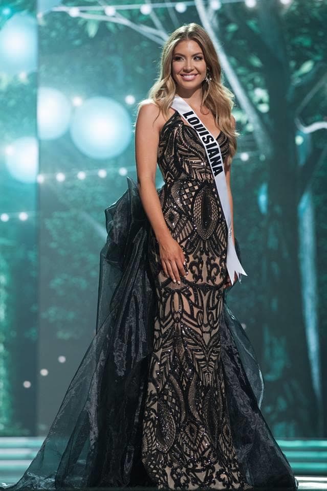 Bethany Trahan Miss Louisiana USA 2017 during Preliminary Evening Gown Competition (Photo Credit: Miss USA Facebook Official)