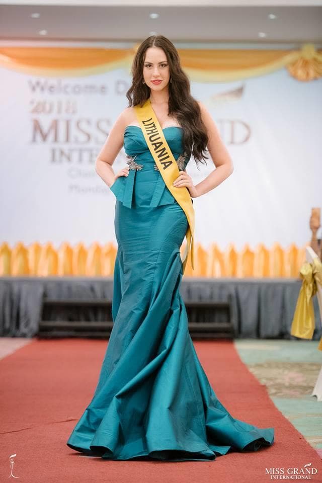 Jurate Stasiunaite Miss Grand Lithuania 2018, Finalist Miss Grand International 2018 (Photo Courtesy: MGI Official)