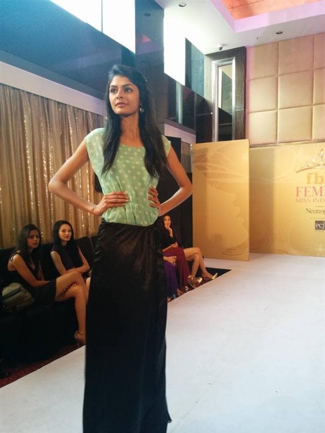 Aishwarya Goel, Miss India 2015 finalist (Photo credit - Femina Miss India official)