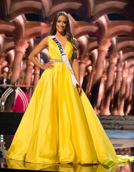 Kyle Nicole Hornback Contestant in Evening Gown during the Preliminary competition (Photo Credits: Miss USA Official)