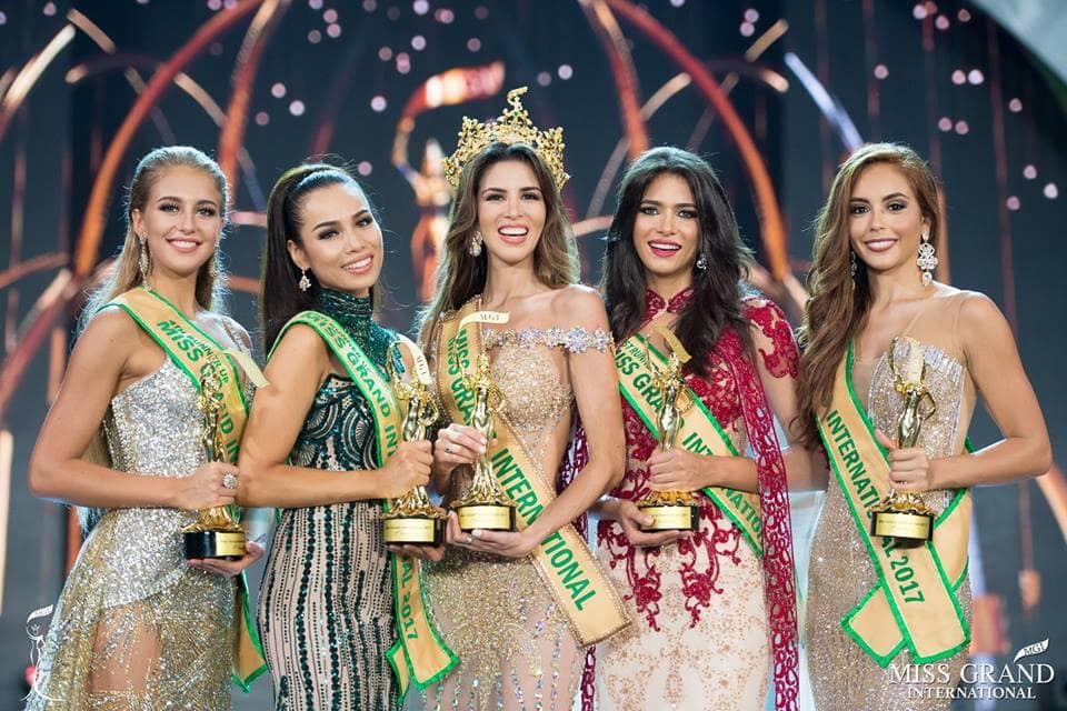 Miss Grand International 2017 winners (Photo Courtesy: MGI Official)