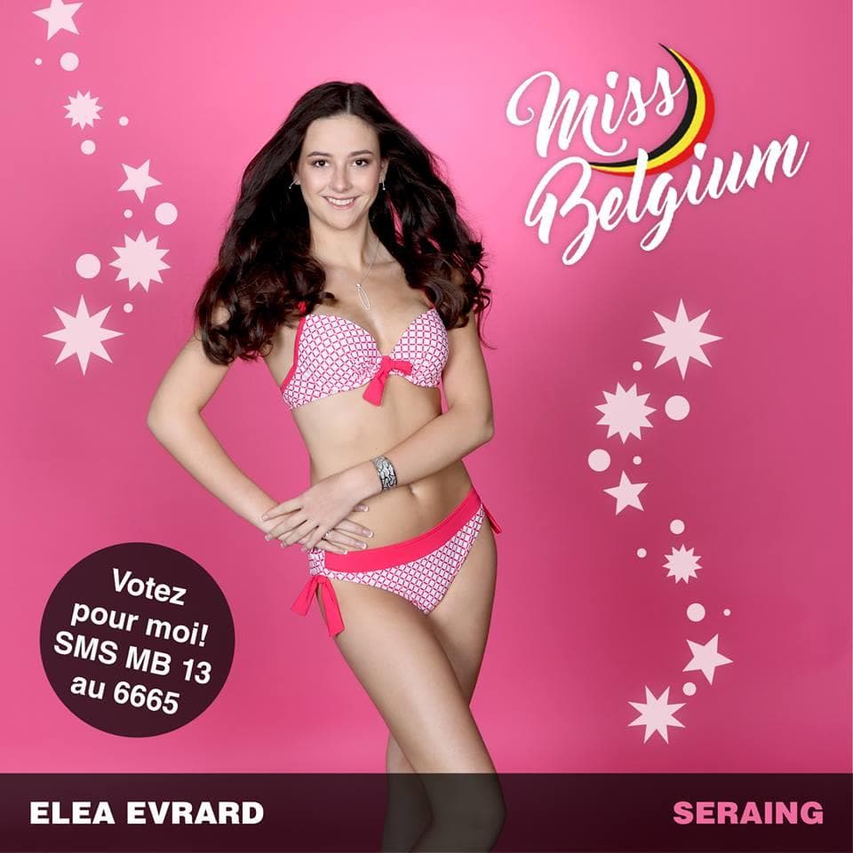Eléa Evrard Finalist Miss België 2019/ Miss Belgium 2019 (Photo Courtesy: Miss Belgium Facebook Official)