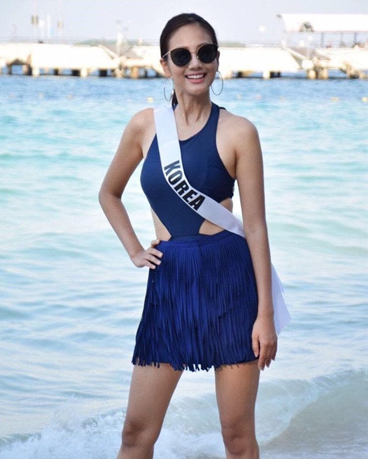 Baek Ji-Hyun Miss Universe South Korea 2018, Miss Universe 2018 Contestant (Photo Courtesy: Miss Universe/Candidate FaceBook/ Instagram)