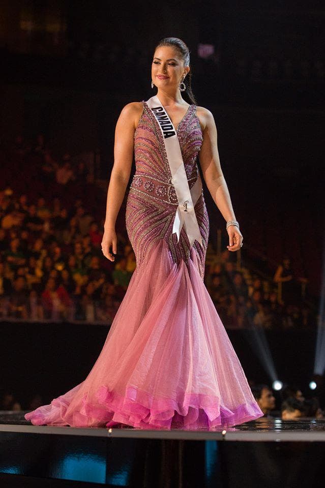 Siera Bearchell Contestant from Canada in Evening Gown for Miss Universe 2016 (Photo Credits: Facebook Official)
