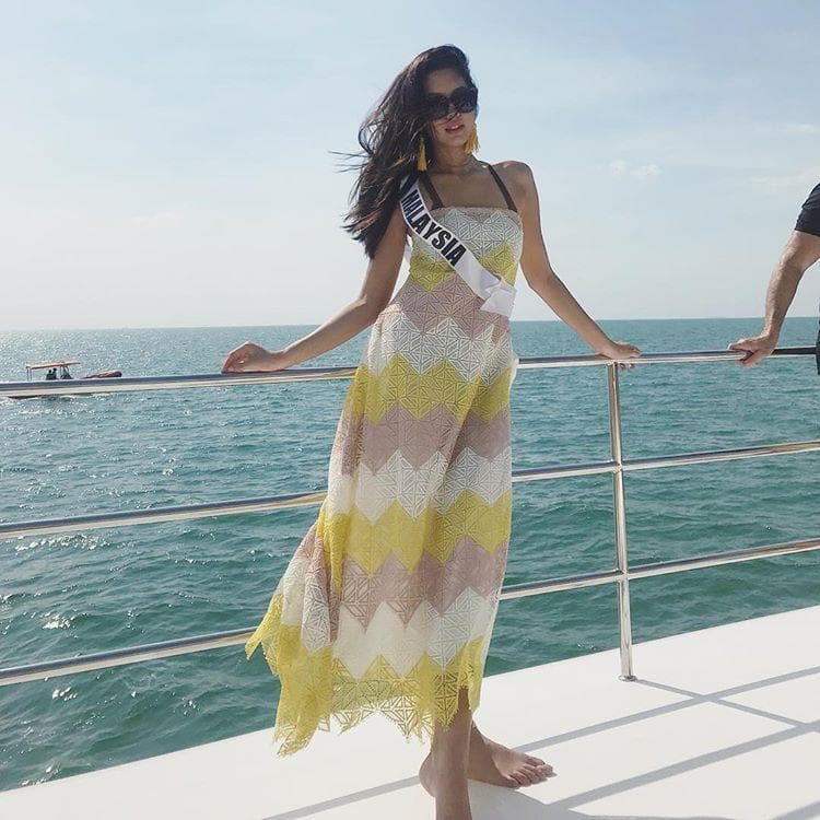 Jane Teoh Jun Miss Universe Malaysia 2018, Miss Universe 2018 Contestant (Photo Courtesy: Miss Universe/Candidate FaceBook/ Instagram)