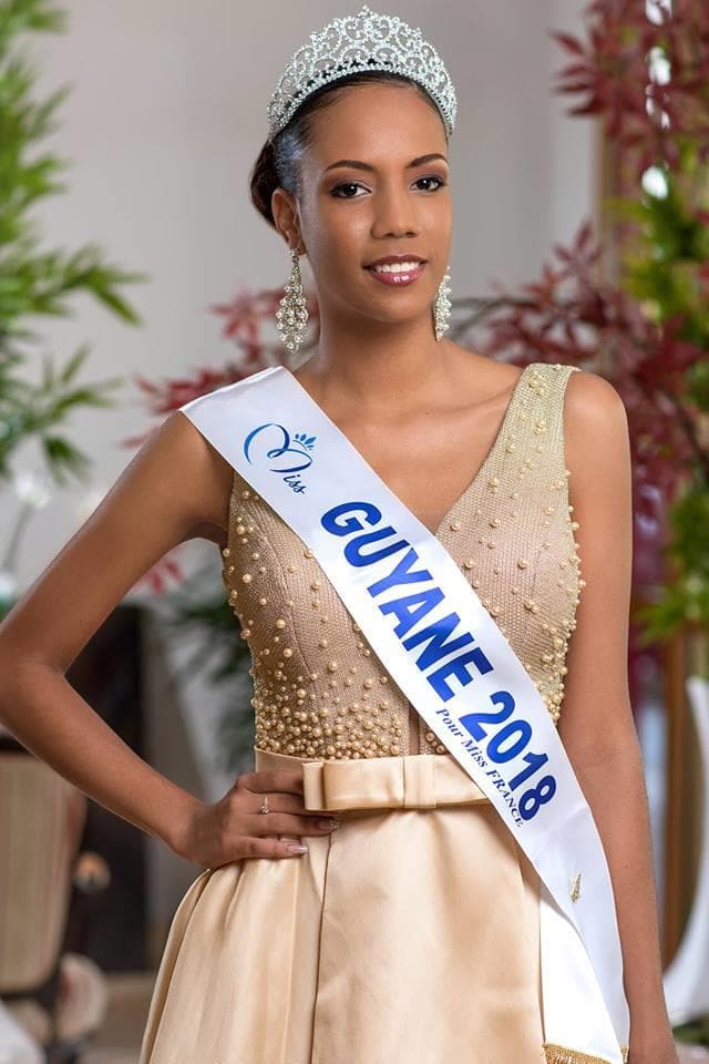 Laureline Decocq Miss Guyane 2018, Finalist Miss France 2019 (Photo Credits: Miss France/ Contestant Official FaceBook)
