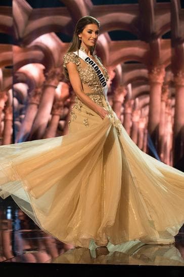 Caley Rae Pavillard Contestant in Evening Gown during the Preliminary competition (Photo Credits: Miss USA Official)