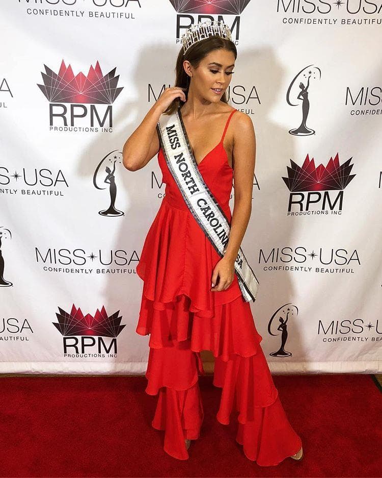 Caelynn Miller Keyes Miss North Carolina USA 2018 for Miss USA 2018 (Photo Credit: Miss USA/ Contestant Official FaceBook/Instagram)