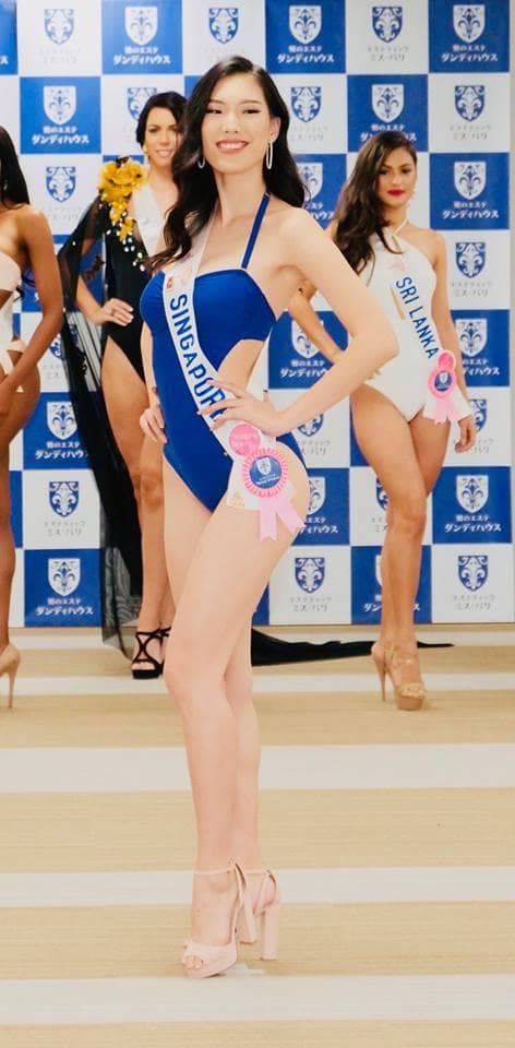 Eileen Feng Miss International Singapore 2018, Finalist Miss International 2018 at Preliminary Swimsuit Competition (Photo Source: Miss International Organization)