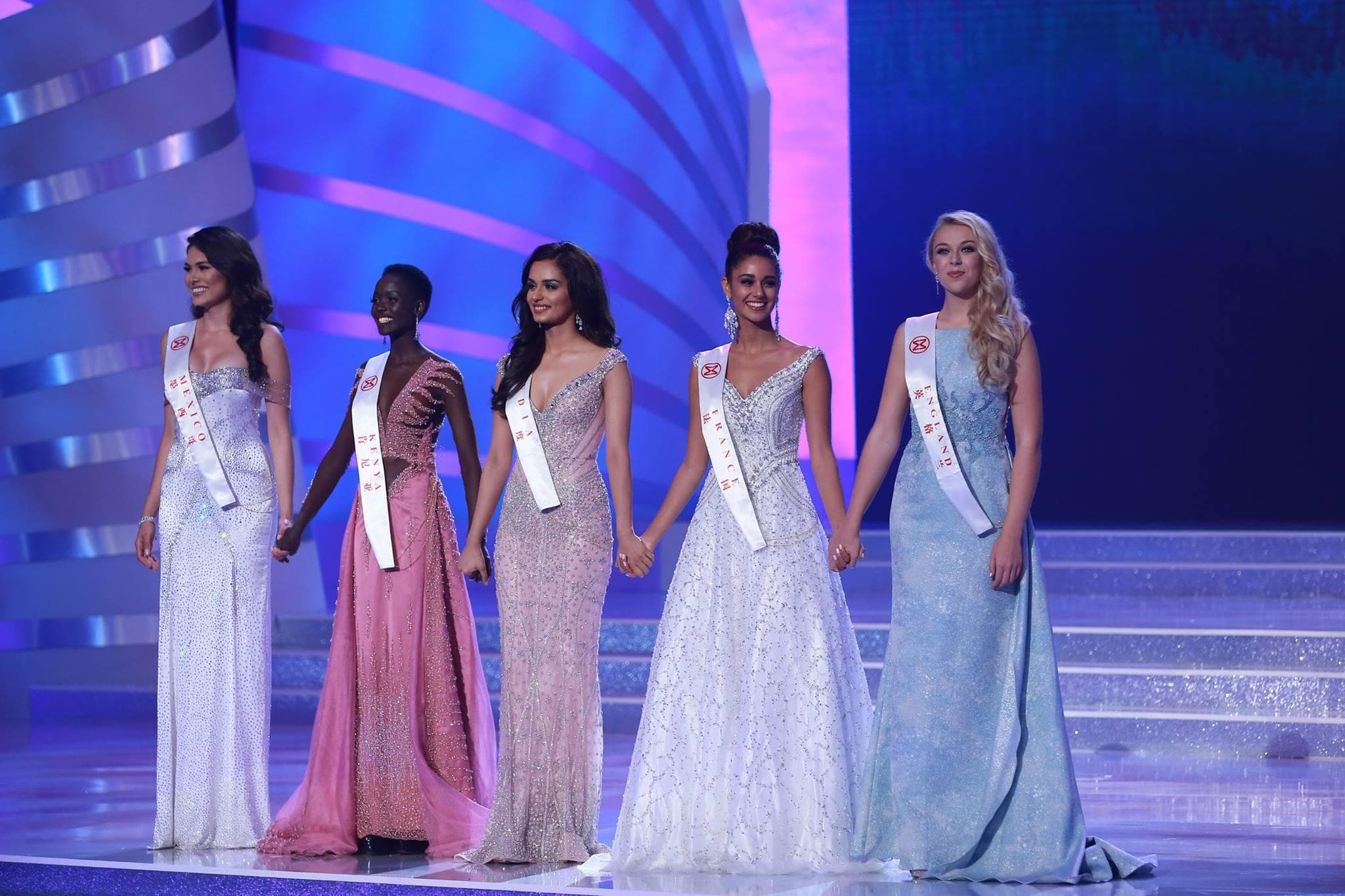Miss World 2017 Top Five Finalists