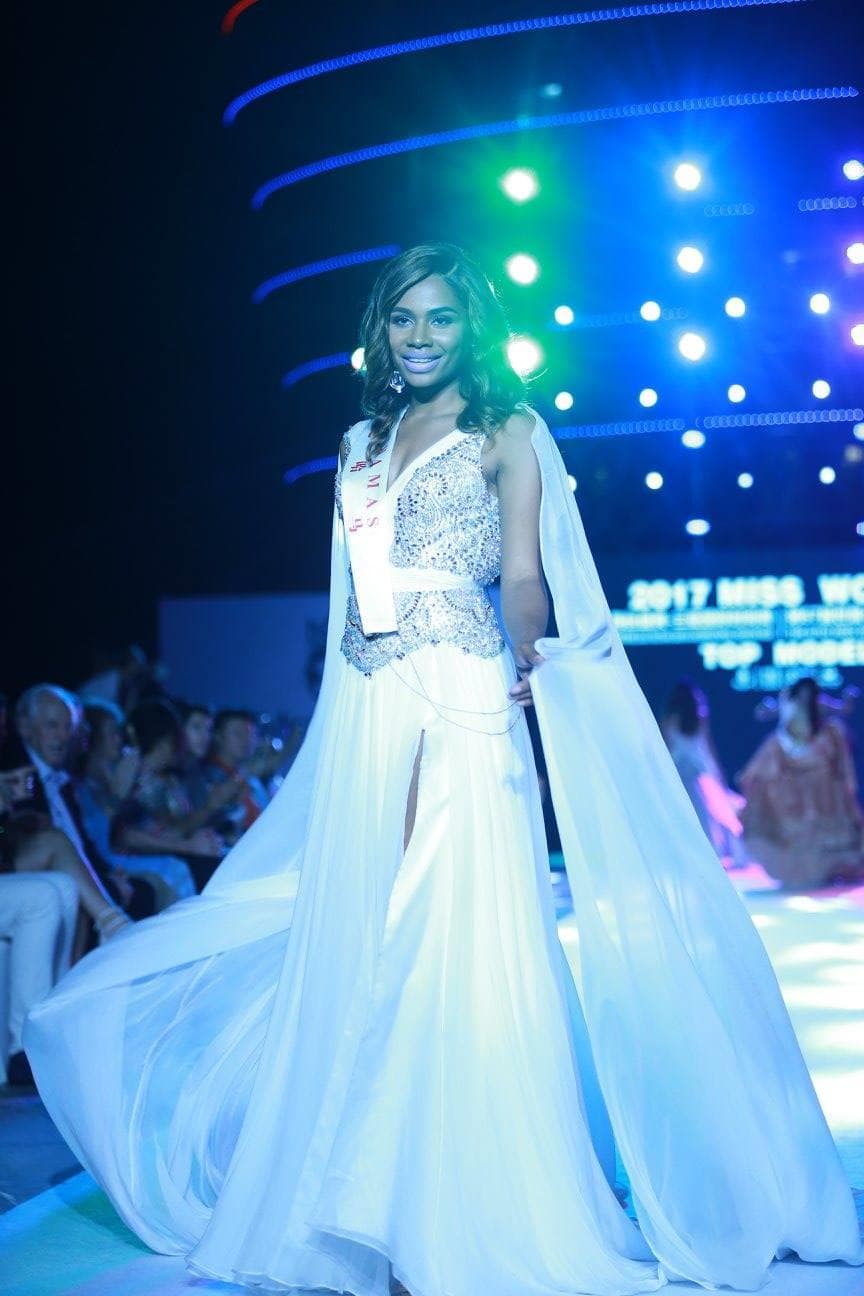 Geena Thompson Miss World Bahamas 2017 - Finalist Miss World 2017 (Photo Courtesy: Miss World Official)