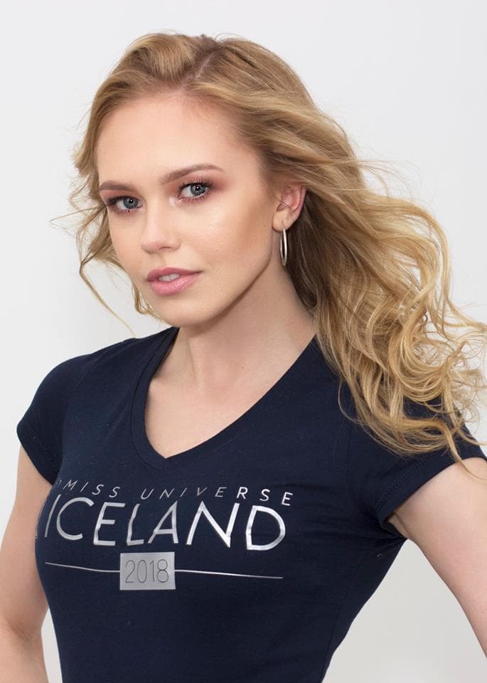 Katrín Lea Elenudóttir, Miss Midnight Sun 2018 - for Miss Universe Iceland 2018 (Photo Courtesy: MU Iceland/ Contestant FaceBook/ Instagram)