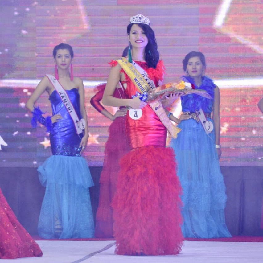 Peden Ongmu Namgyal from Gangtok - Finalist Miss Diva 2017, Photo Credit: Miss Diva/ Facebook Official