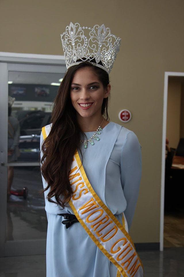 Aria Perez Theisen Contestant from Guam for Miss World 2015