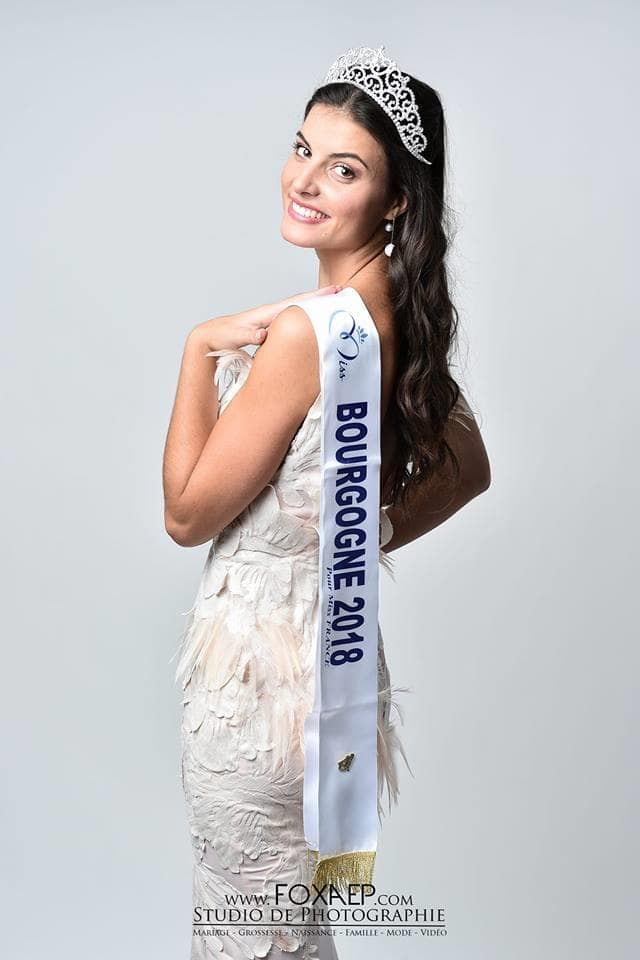Coline Touret Miss Bourgogne 2018, Finalist Miss France 2019 (Photo Credits: Miss France/ Contestant Official FaceBook)