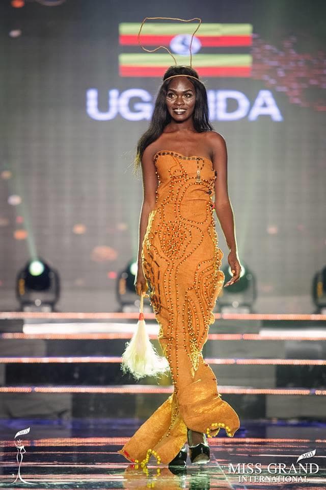 Priscilla Achieng Miss Grand Uganda 2017 during national costume competition (Photo Courtesy: Miss Grand International)