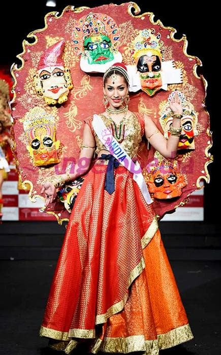 Jhataleka Malhotra National Costume for Miss International 2014