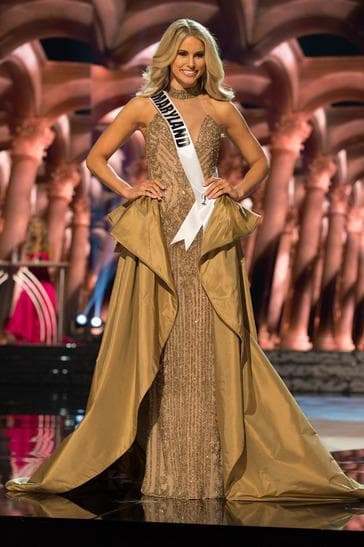 Christina Denny Contestant in Evening Gown during the Preliminary competition (Photo Credits: Miss USA Official)