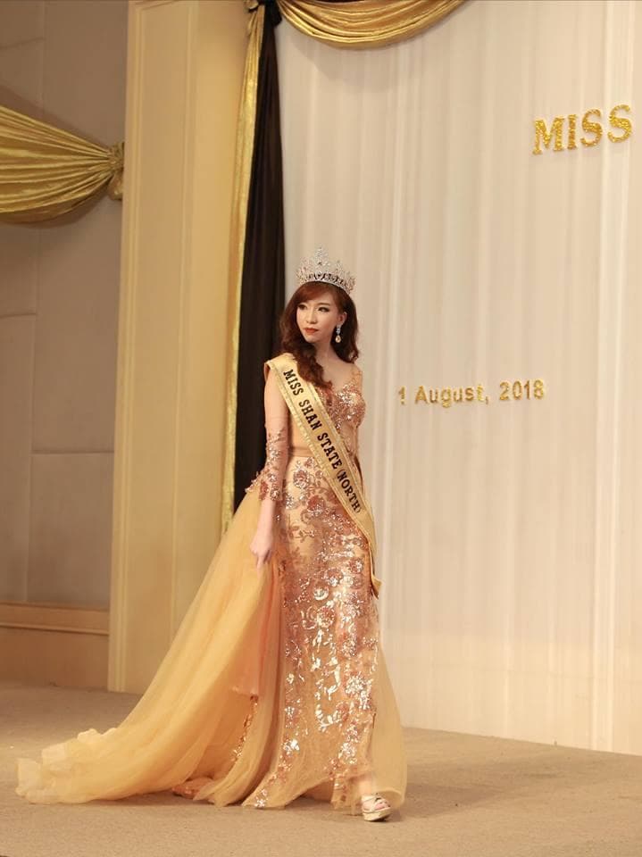 Yupar Khin Miss Shan State (North) - Finalist Miss Golden Land Myanmar 2018 (Photo Courtey: MGLM Official)