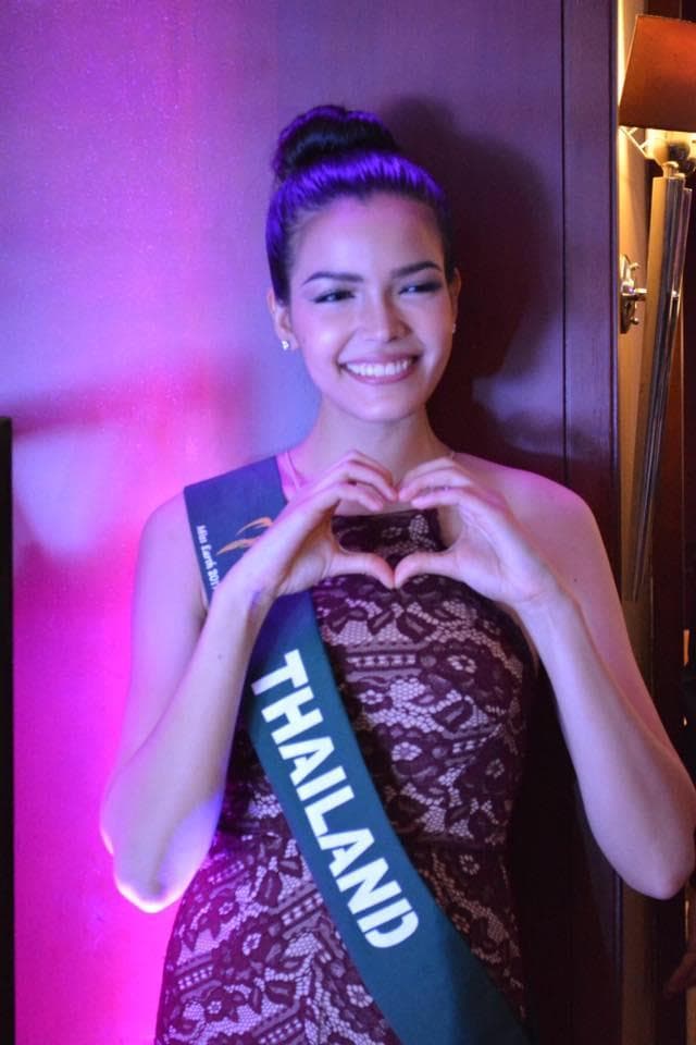 Paweensuda Drouin Miss Earth Thailand 2017 - Finalist for Miss Earth 2017 (Photo Courtesy:Contestant Facebook/Miss Earth Official)