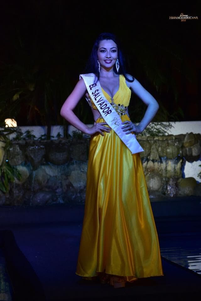 Icela Trinidad Aparicio Villegas Reina Hispanoamericana El Salvador 2018, Finalist Reina Hispanoamericana 2018 (Photo Courtesy: Reina Hispanoamericana/ Promociones Gloria Official)